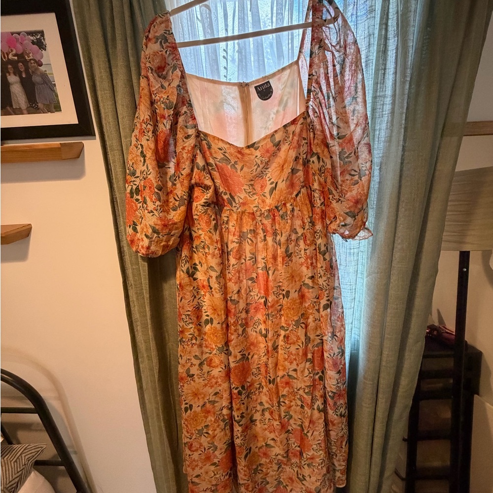 ARULA Multicolor Floral Long Sleeve Dress